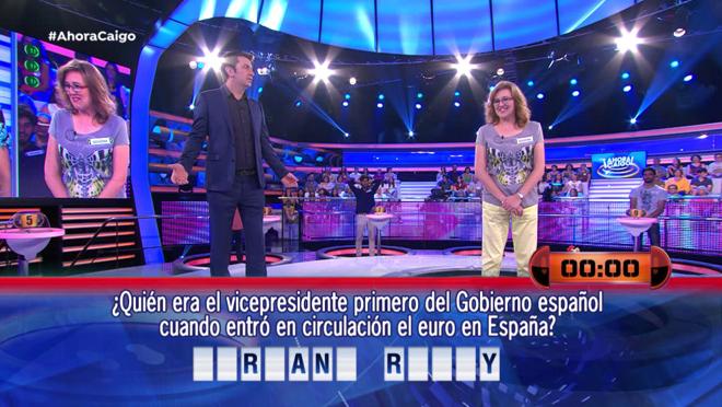La concursante se podría haber salvado si hubiera contestado «Mariano Rajoy»