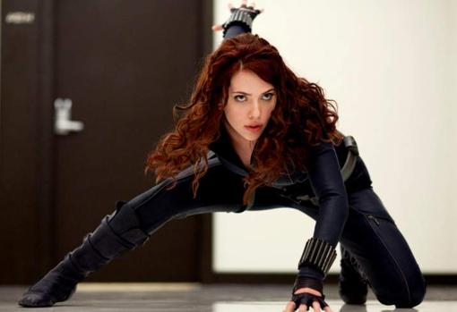 Scarlett Johansson como la «Viuda Negra»