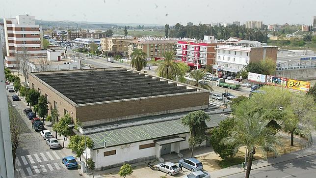 Panorámica del pabellón situado en la avenida de Cádiz