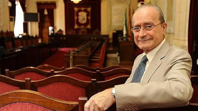 Francisco de la Torre, en el salón de plenos del Ayuntamiento