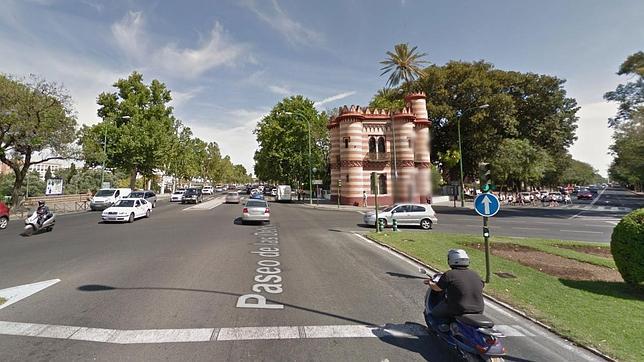 El lugar del accidente