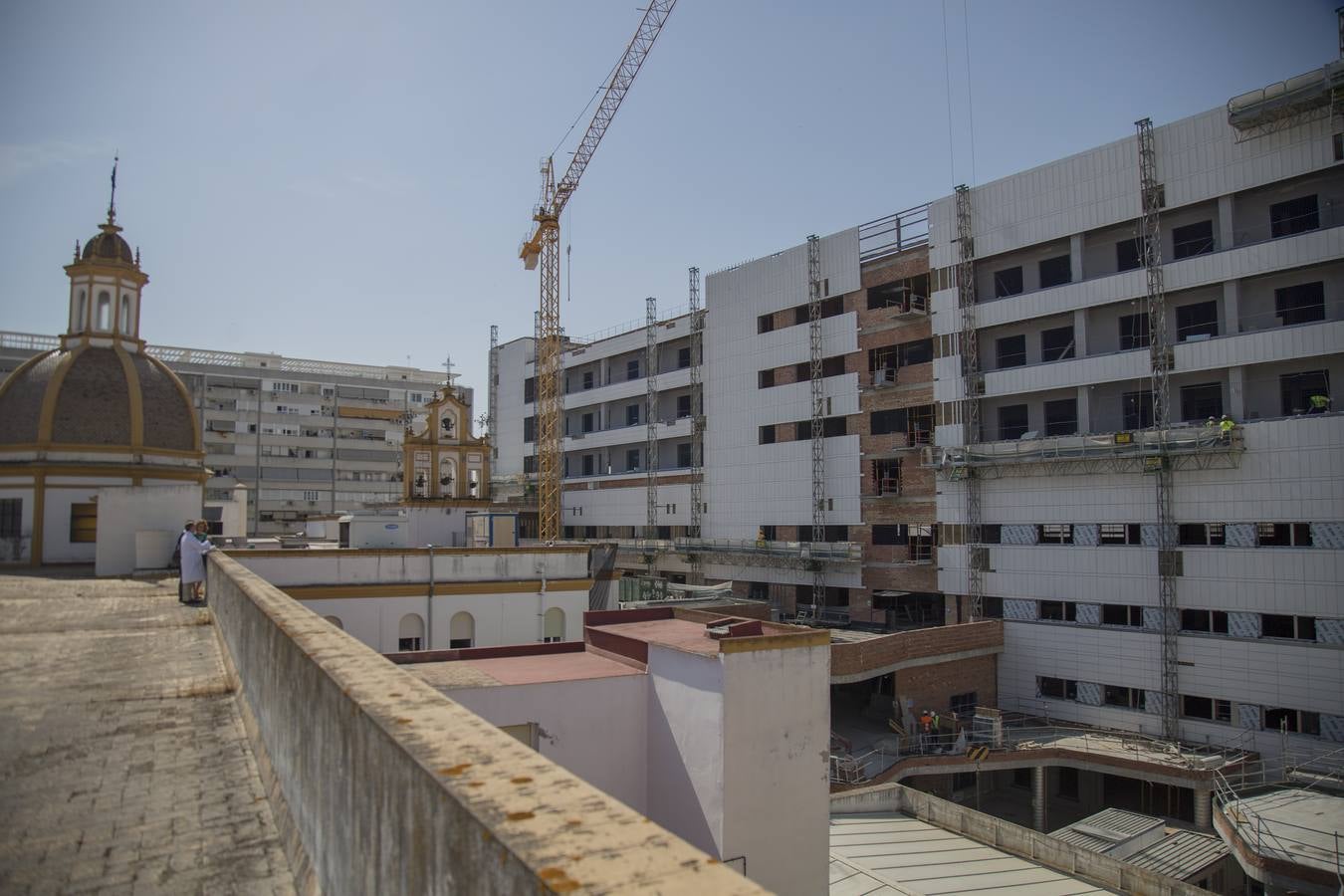 Las obras de ampliación de San Juan de Dios, en imágenes