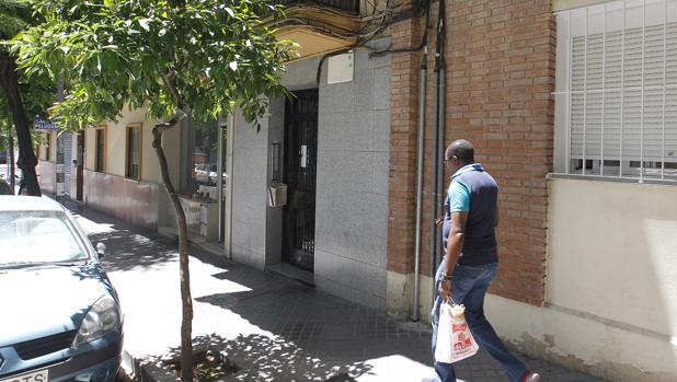Portal de Ciudad Jardín en el que tuvieron lugar los hechos