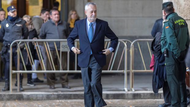 Imagen del expresidente de la Junta José Antonio Griñán en el juicio de los ERE