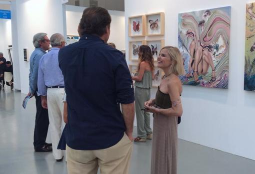 Eugenia Martínez de Irujo en la feria