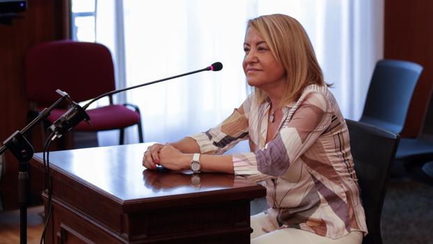 Antonia Moro, en el juicio del caso ERE