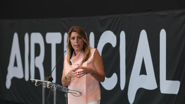 La presidenta de la Junta, Susana Díaz en un acto celebrado ayer en el Puerto de Santa María