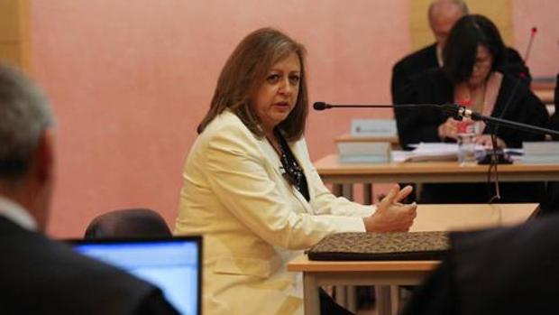 Mar Villafranca, en el juicio del caso Alhambra, al que la Junta presentó documentación falsa