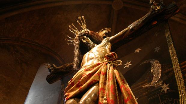 Santísimo Cristo del Remedio de Ánimas en la parroquia de San Lorenzo Mártir