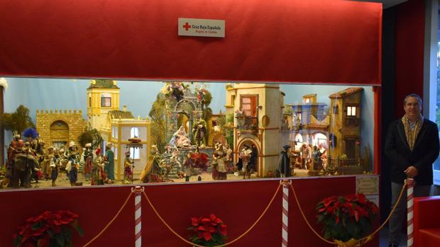 Belén, instalado en el Hospital de la Cruz Roja de Córdoba