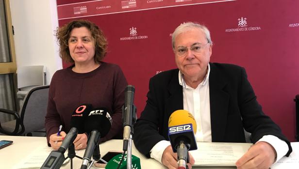 Alba Doblas y Emilio Aumente, en la comparecencia semanal
