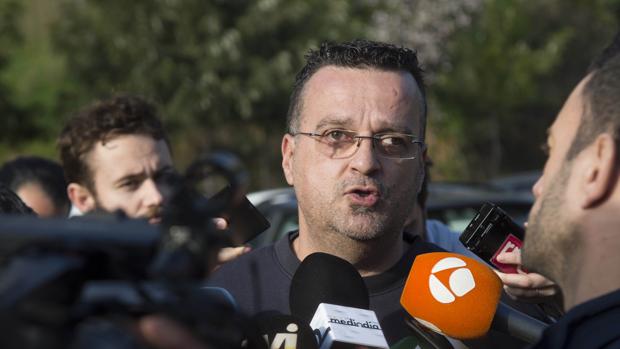 Miguel Ángel Nevado atendió a los medios tras bajar de la finca
