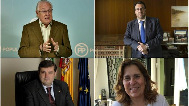 Jaime Raynaud, Jorge Ramírez, Francisco José Martínez e Isabel Balbín