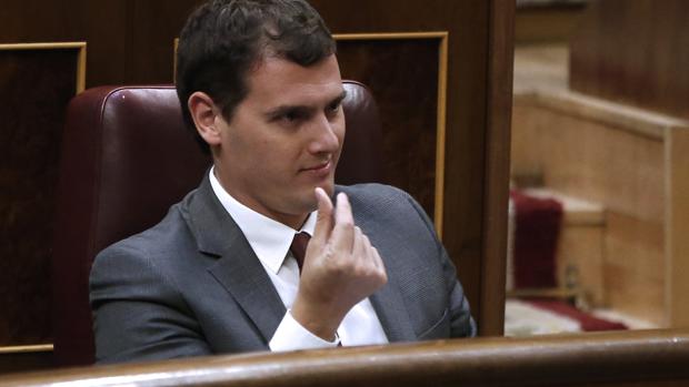Albert Rivera, en el Congreso de los Diputados
