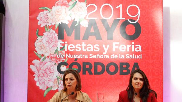 Ambrosio y González en la presentación del cartel