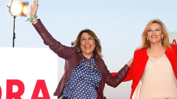 La secretaria general del PSOE de Andalucía, Susana Díaz ha participado en el municipio almeriense de Adra, a la presentación de la candidatura de Teresa Piqueras a la Alcaldía