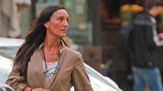 María Núñez Bolaños, en una reciente concentración de jueces y fiscales de Sevilla