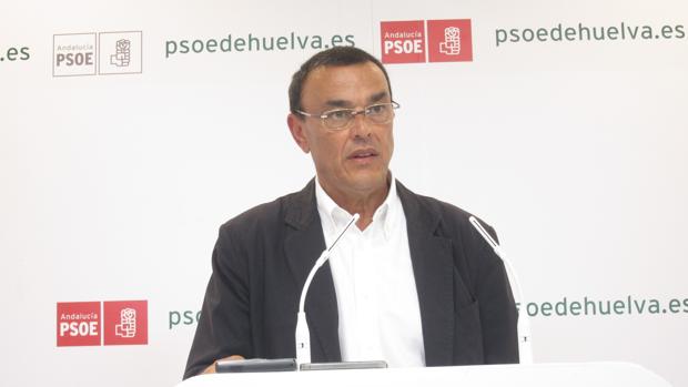 El secretario general del PSOE de Huelva, Ignacio Caraballo