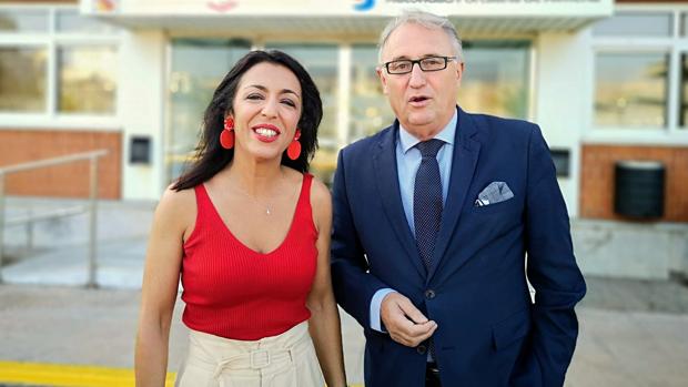Marta Bosquet ha mantenido hoy un encuentro con el presidente del Puerto de Almería, Jesús Caicedo