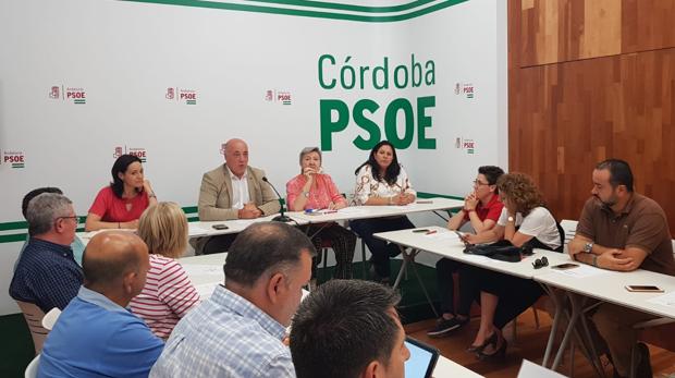 Antonio Ruiz preside la reunión del PSOE de este lunes