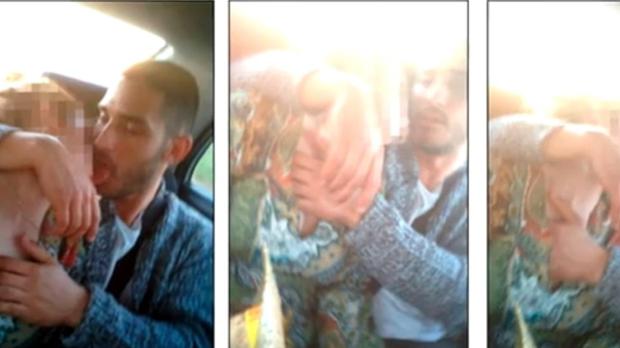 El exmilitar Alfonso Jesús Cabezuelo, en el vídeo grabado en el interior del coche conducido por Antonio Manuel Guerrero camino de Torrecampo a Pozoblanco