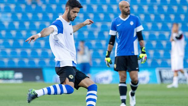 Fernando Román, en su etapa en el Hércules