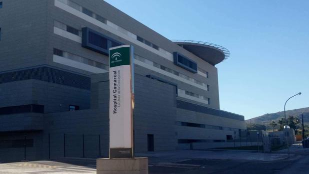 Imagen del hospital de La Línea de la Concepción, a donde han sido trasladadas las heridas