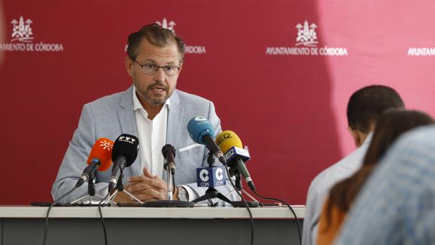 David Dorado en una rueda de prensa