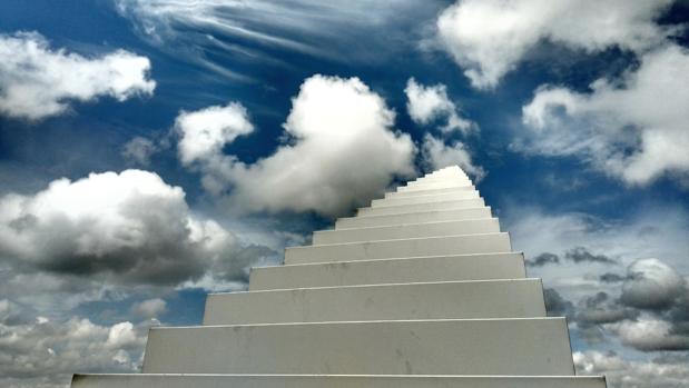 Monumento «Escalera del cielo», en el cementerio de San Rafael, de Cañete de las Torres
