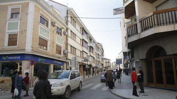 Imagen de archivo de una calle de Lucena