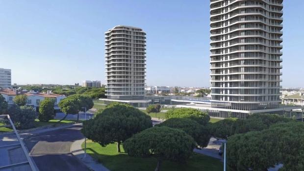 Imagen virtual de las torres proyectadas en el municipio