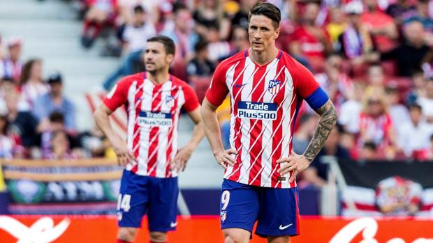 Fernando Torres, en el partido de Liga ante el Español