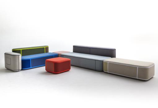Sofá Tape, de Benjamin Hubert, para Moroso