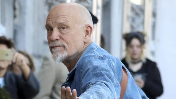 El actor estadounidense John Malkovich, en su última visita al Festival de Cine de San Sebastián, en 2017