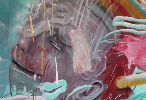 Detalle de «Todo» (2017) 242 x 205 cm.