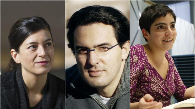 Samanta Schweblin, Juan Gabriel Vásquez y Alia Trabucco Zerán