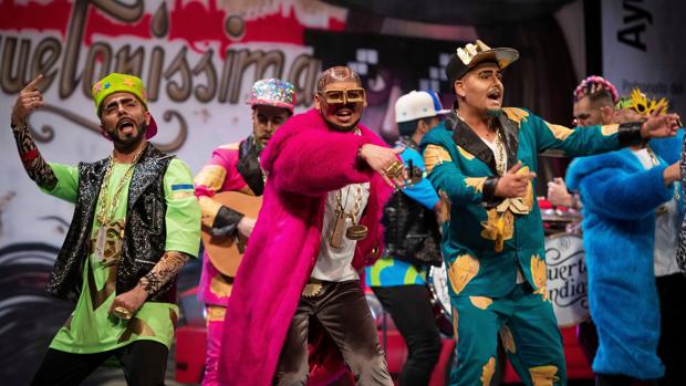 «Daddy Cadi» , segundo premio en la categoría de chirigotas