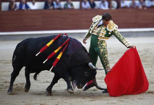 Ferrera durante la corrida