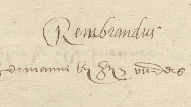 La renovación de la matrícula de Rembrandt en la Universidad de Leiden en 1622