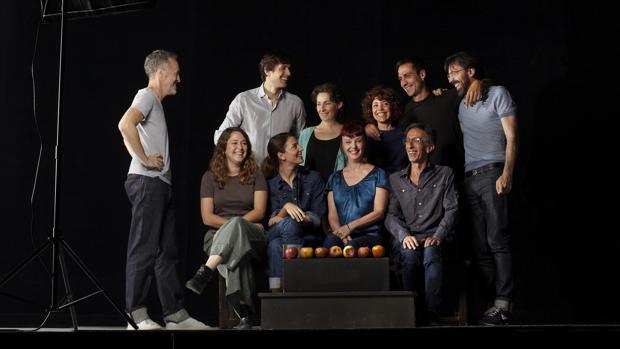 El director, el productor y los actores de «La función por hacer»