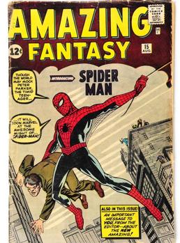 Portada de «Amazing Fantasy #15»
