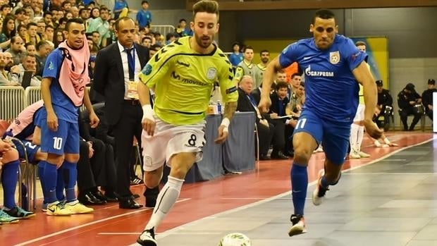 Mario Rivillos, en la final ante el Ugra ruso