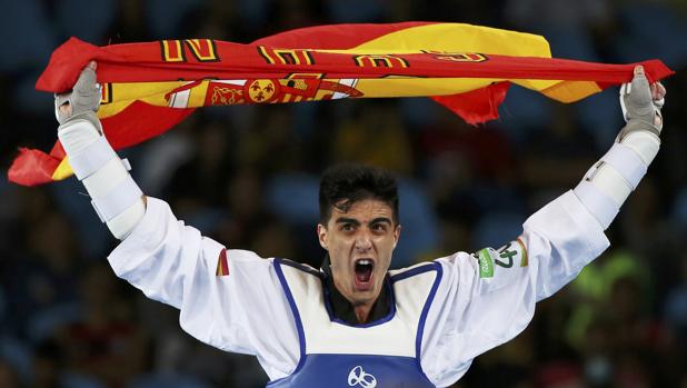 Joel González, al ganar el bronce en los Juegos de Río