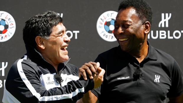 Maradona y Pelé