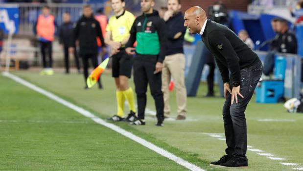 Abelardo, en un partido del Alavés