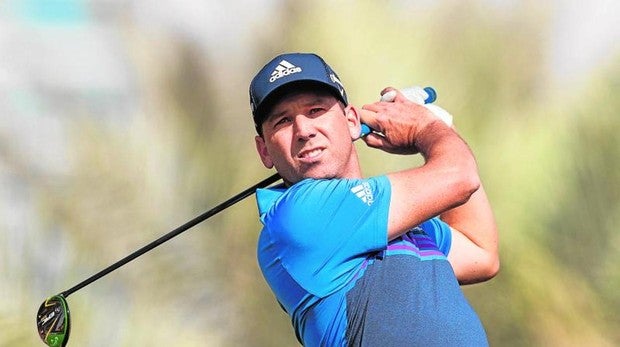 Sergio García durante el torneo de Dubai