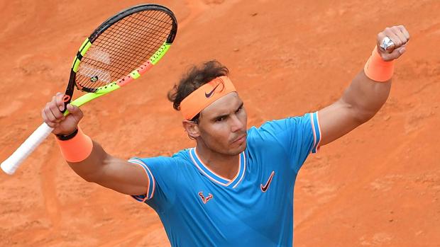 Rafa Nadal, tras meterse en la final de Roma