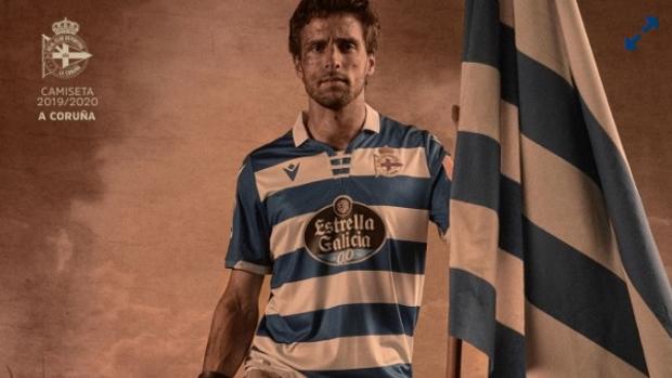 La camiseta del Deportivo para la temporada 2019-20