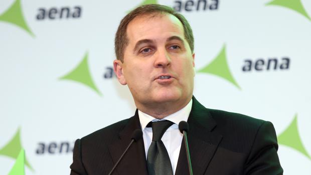 El presidente de AENA, José Manuel Vargas, durante la salida a Bolsa de la empresa