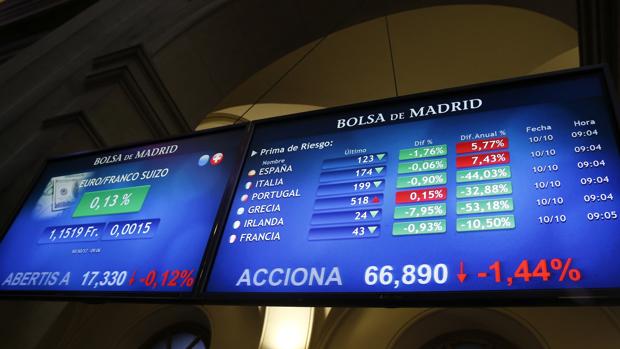 Imagen del Ibex 35 este martes